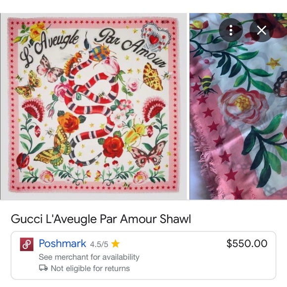 Gucci scarf. New with tags and receipt - Picture 2 of 3